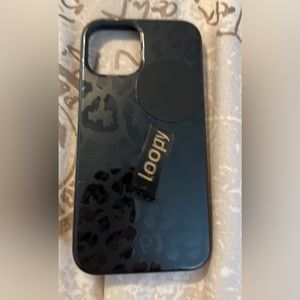 Loopy Black Leopard IPhone 12 Pro Case